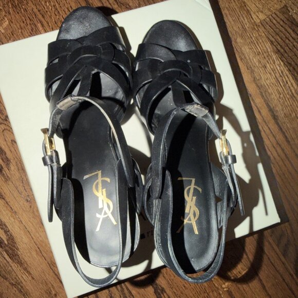 Women’s Yves Saint Laurent Tribute Heels - Picture 4 of 8